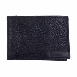 Calvin Klein Pebbled Leather Bifold Wallet